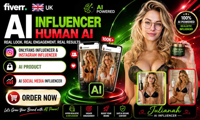 create human like ai influencer for instgram and onlyfans