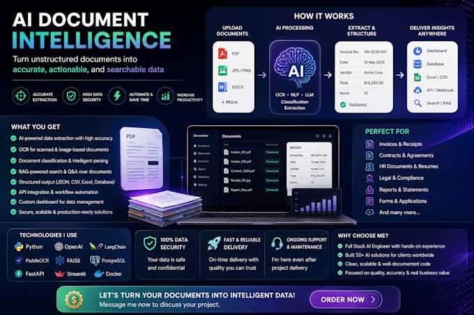 build an ai document intelligence and rag system