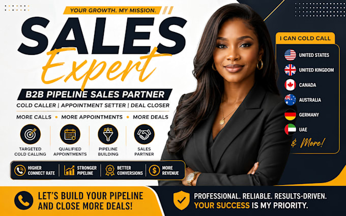 be real estate sales closing cold calling appointment setting sales partner