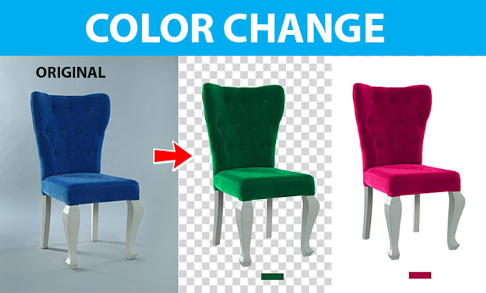 perfectly do color change, colour correction, color replacement