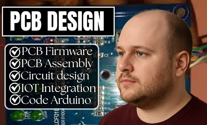 design custom pcb and code arduino esp32 for full iot and sensor integration