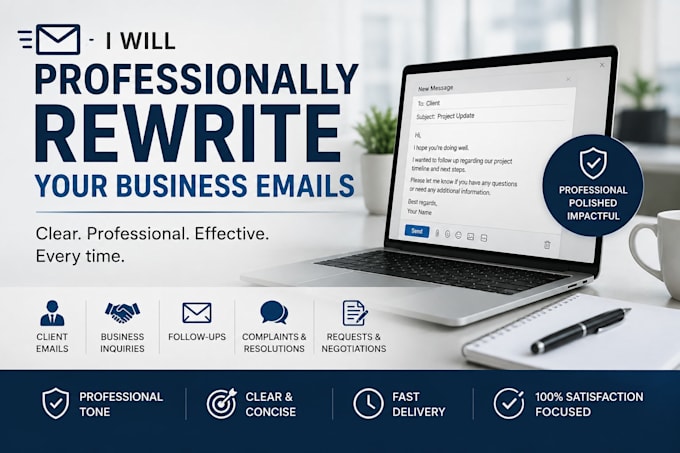 professionally rewrite your business emails