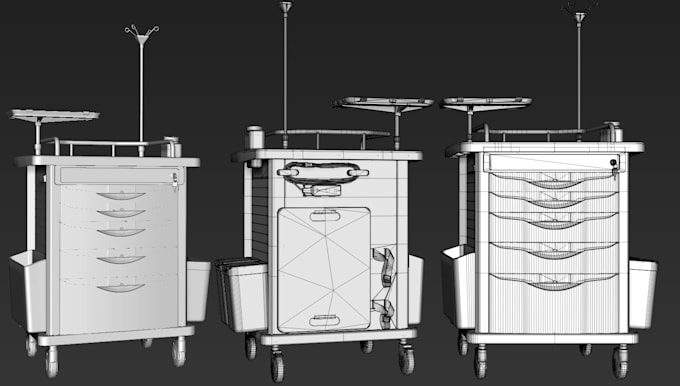 create low poly 3d models for games with clean topology