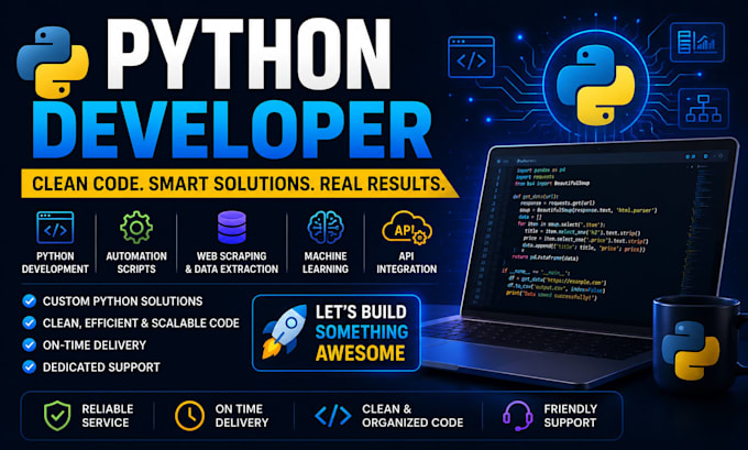 python developer al development web scraping automation laravel