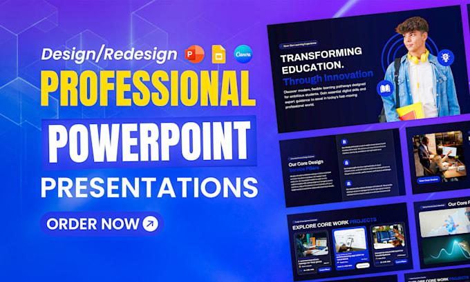 design investor, sales and startup powerpoint presentations