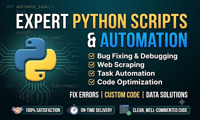 write python code and fix python bugs