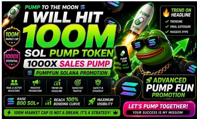 pump your web3 project,solana memecoin,token dex crypto website promotion