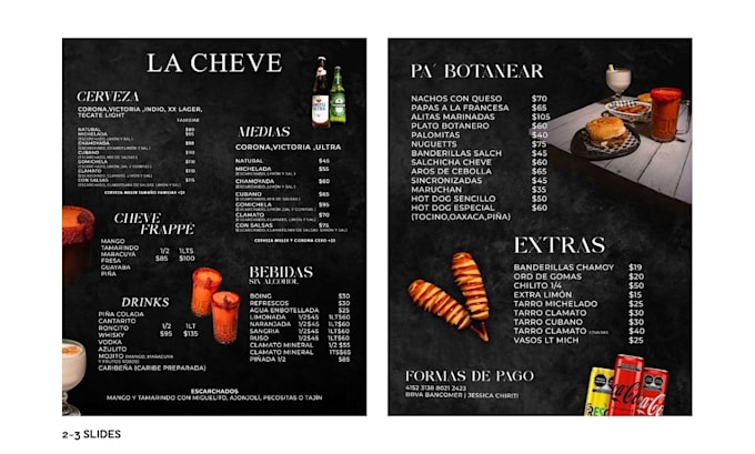 design your restaurant menu