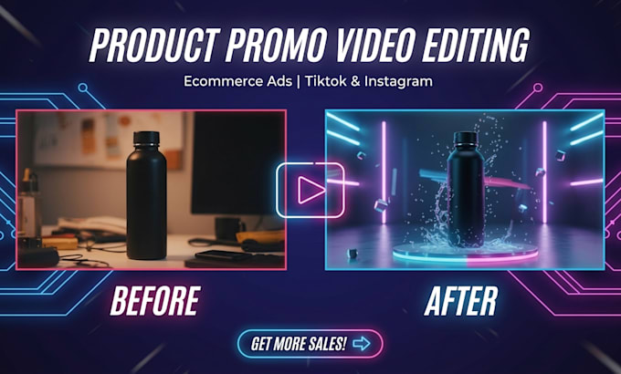 edit professional product ad video facebook instagram