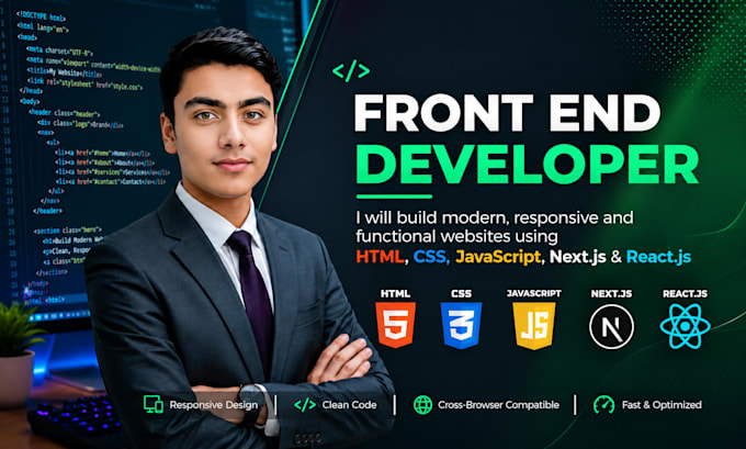 be your front end developer