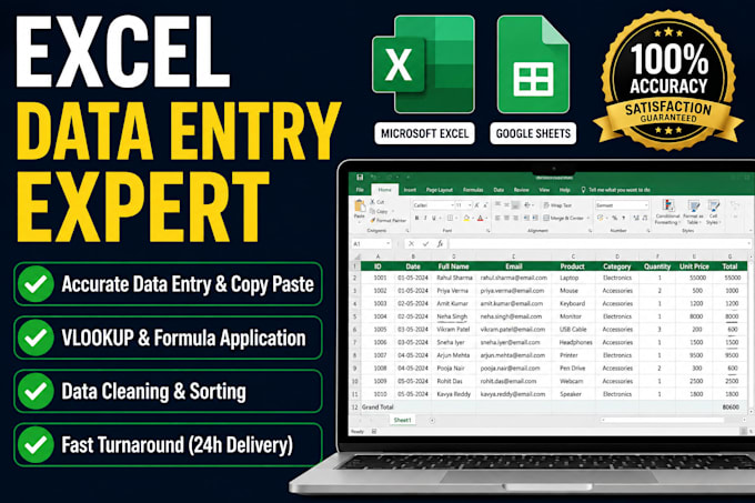 do professional data entries and much more