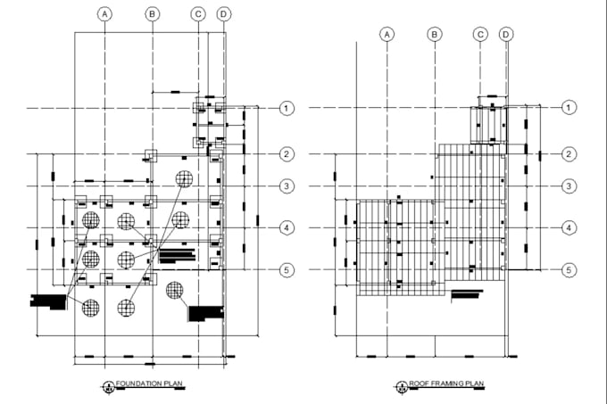 design structural drawings, framing and foundation plans