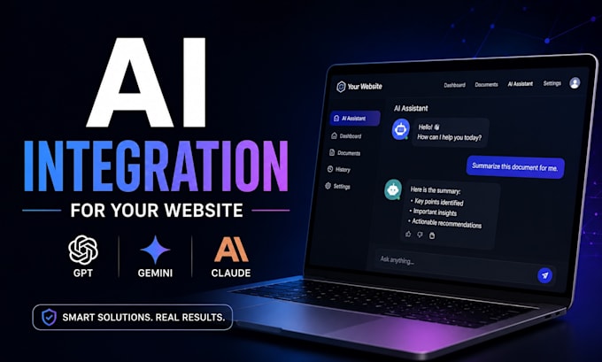 integrate openai API and ai features into your website