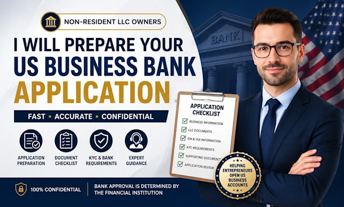 prepare your US business bank application for non resident llcs