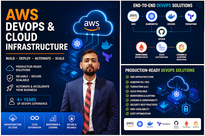 setup and manage cloud infrastructure, docker and kubernetes