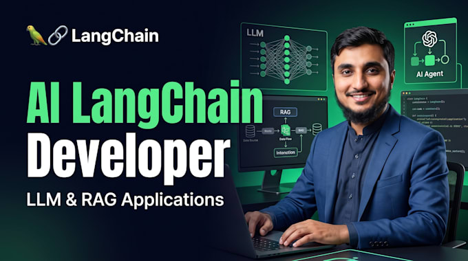 be your ai langchain developer for llm and rag applications