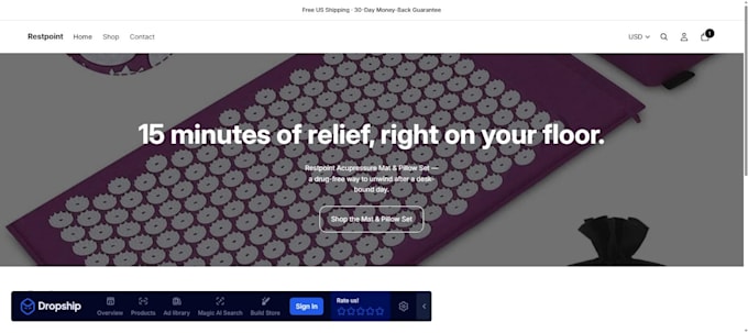 set up your complete shopify dropshipping store with meta ads