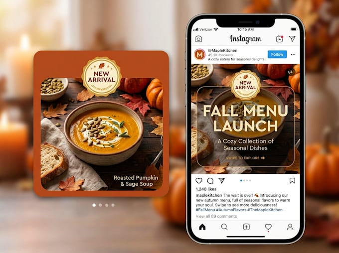 create instagram content and branding for your brand
