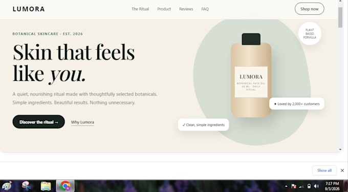 design a modern high converting wordpress landing page