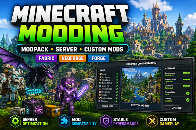 create fix setup minecraft modpack magic mods custom mods minecraft rpg shaders