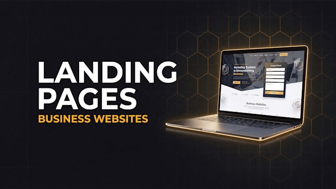 build a custom landing page or business website