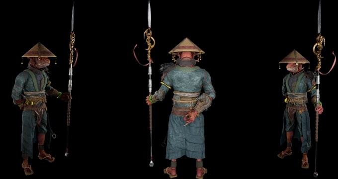 ue5 humanoid model,anthropomorphic character,3d game creature,modular body parts