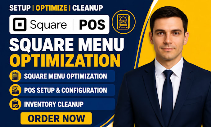 do square menu optimization pos setup inventory cleanup restaurant menu