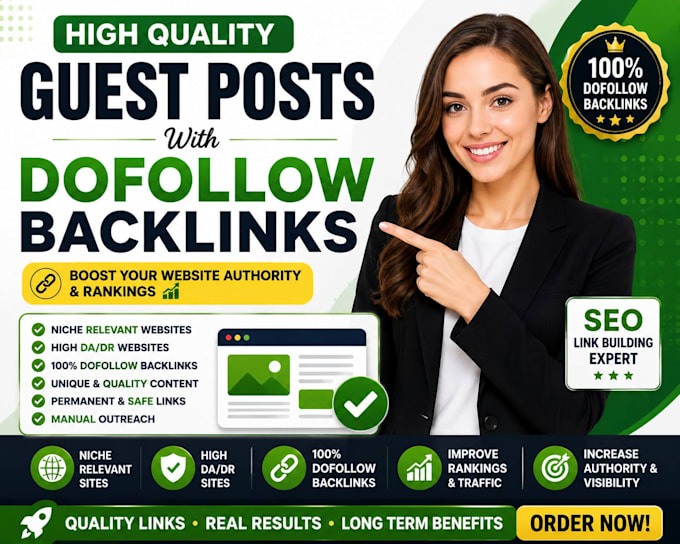 provide niche relevant guest posts