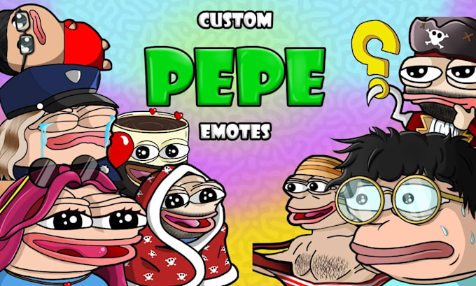 draw custom pepe or peepo emotes for twitch and kick