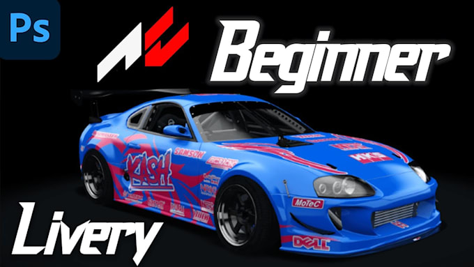 design your custom skin for assetto corsa