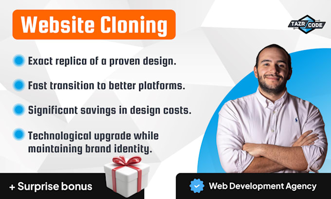 clone, duplicate or redesign any website into wordpress