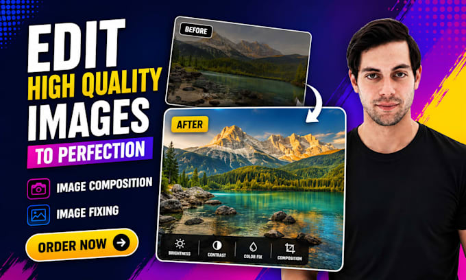 edit high quality images to perfection or do image composition with image fixing