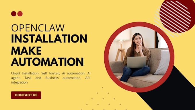 set up openclaw installation, vps, make com automation, ai automation integromat