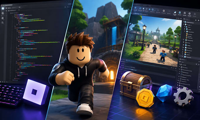 create roblox scripts, lua systems, game mechanics and roblox studio scripting