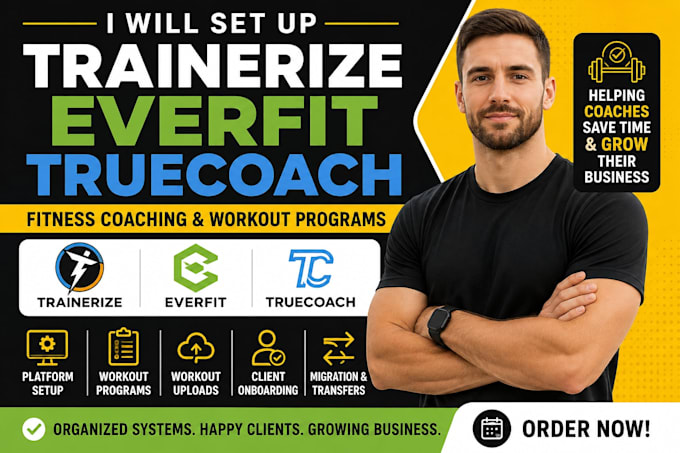 set up trainerize everfit truecoach fitness coaching and workout programs
