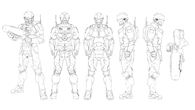 design your oc and create a professional reference sheet