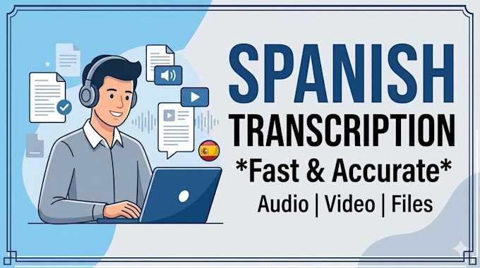 transcribe spanish audio and video accurately