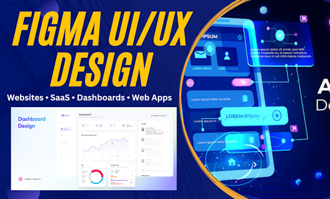 design figma responsive website landing page uiux admin dashboard web app design