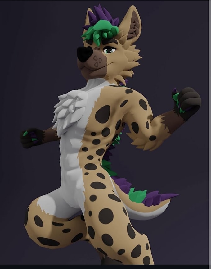 create custom vrchat avatars, furry characters and 3d models