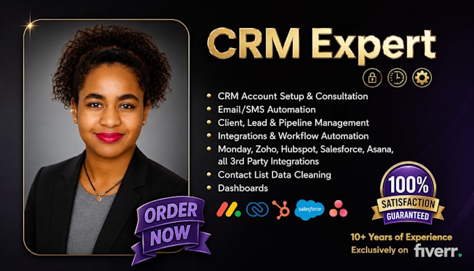 setup salesforce CRM automation, integrations, admin support