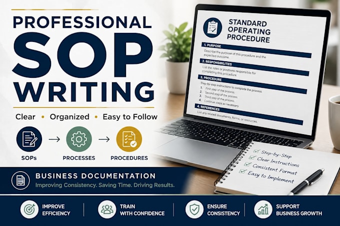 write clear and professional sops for your business