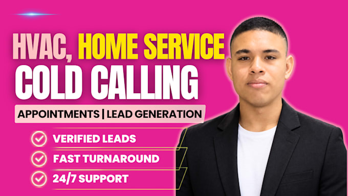 hvac cold calling appointment setting plumbing electrical home service lead