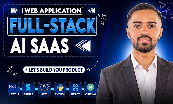 do custom ai saas web app, ai software development as a full stack developer