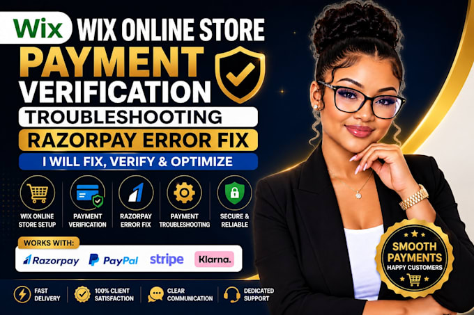 do wix online store wix payment verification troubleshooting razorpay error fix