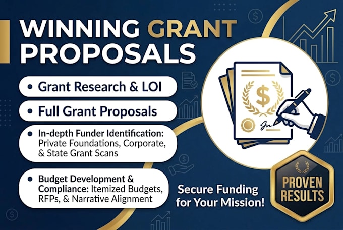 write a winning grant proposal and grant application
