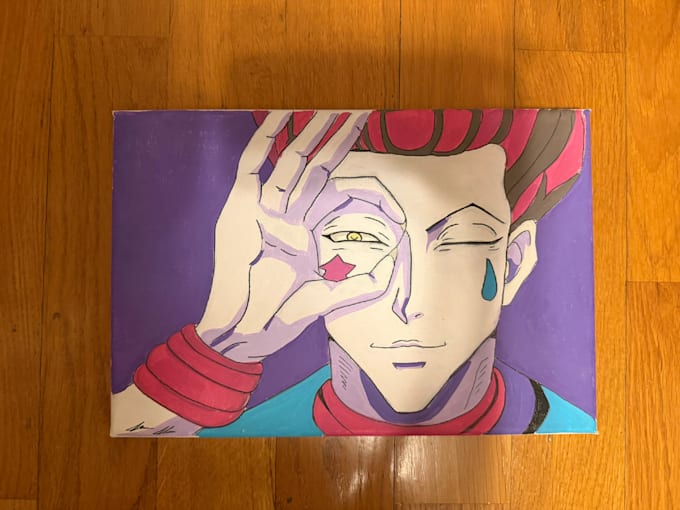 create custom made anime paintings