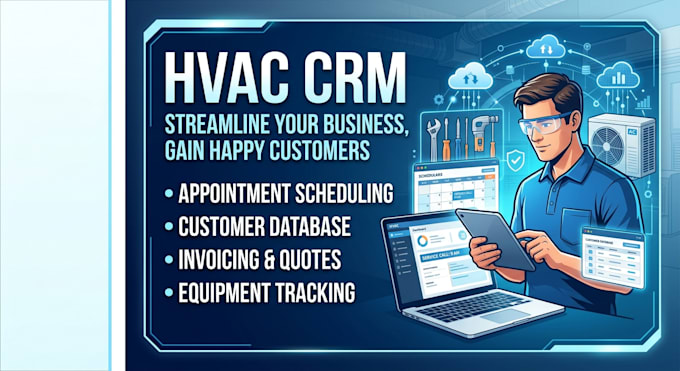 setup hvac crm using service fusion servicetitan fieldpulse workiz buildops