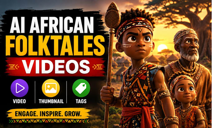 3d ai african folktales video 3d ai animation 3d cartoon ai african folktales
