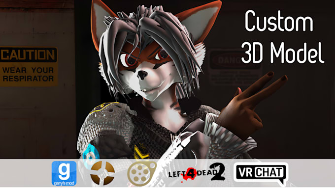 port, rig, create custom sfm model, fnaf model, gmod playermodel, tf2, l4d2, mmd
