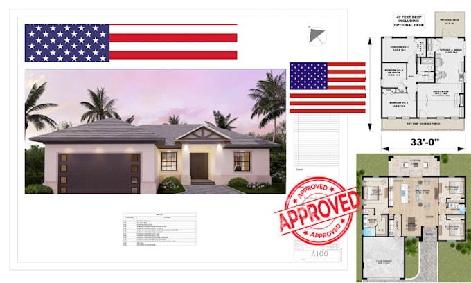 create house plans, floor plans, architectural plans and construction drawings